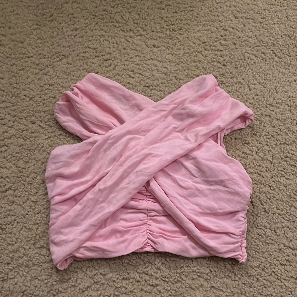 Zara Pink Crop Top